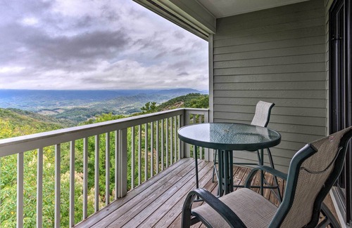 Mountain Air Condo | Burnsville Condo w/Balcony + Smoky Mtn. Views