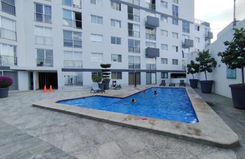 San Juan de Dios Apartment | Céntrico y estiloso apartamento con Alberca, AC, Seguridad, Aparcamiento y Gym