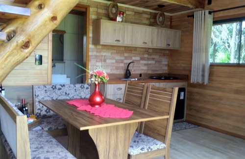 Sao Joaquim Cabin | Cabana Pequeno Bosque com Jacuzz