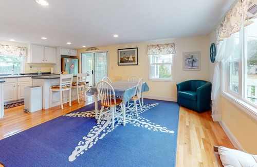 Popponesset House | Calming cottage near the beach w/ private gas grill, large deck & great location