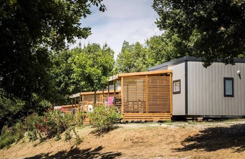 Ruoms House | Camping la Chapoulière* - Mobile home Taos Luxury 3 rooms 4 persons