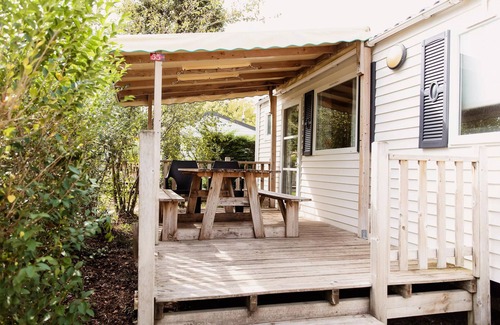 Saint-Laurent-de-Medoc House | Camping Le Paradis * - Mobile Home Arum 4 Rooms 6 People + TV