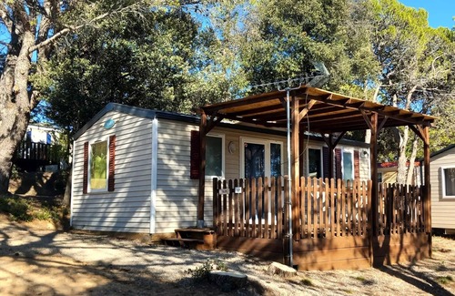 Fabrezan House | Camping Le Pinada * - Mobil Home TULIPE - 2 bedrooms - 28 m2 4 people