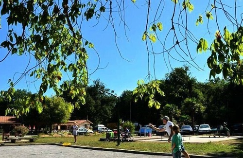 Saint-Paul-en-Born House | Camping maeva Escapades La Clairière **** - Mobile Home Eco 3 Rooms 4 People + TV