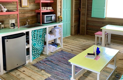 San Pedro Cottage | * Camping over Caribbean Sea at the Dock House *