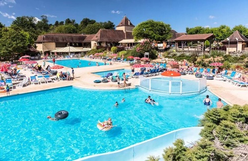 Saint-Avit-de-Vialard House | Campsite Saint Avit Loisirs* - Premium Azure mobile home 4 rooms for 6 people Air-conditioned