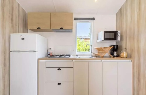 Bois-de-Cene House | Campsite maeva Escapades Le Bois Joli * - Cozy 3 Room Mobile Home 4 People + TV