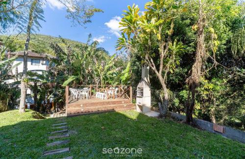 Sambaqui House | Casa c/Churrasqueira a 550m da Praia GSS0488