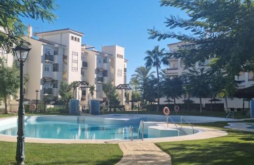 San Luis de Sabinillas Apartment | Casa Duquesa with pool views close to Port