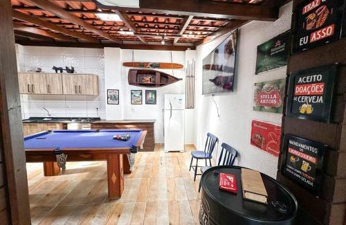 Ze Amandio House | CASA FOCA 271 - casa aconchegante com piscina, churrasqueira, mesa de sinuca e pebolim