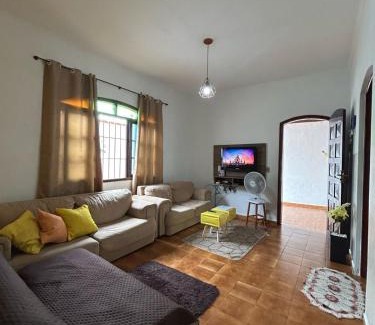 Jardim Imperador House | Casa Praia Grande pé na areia