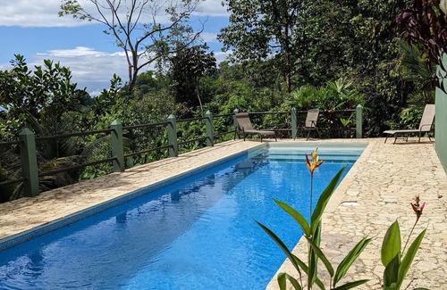 Ballena House | Casa Toucan, Secluded Jungle Setting with Ocean View & 40 foot Pool