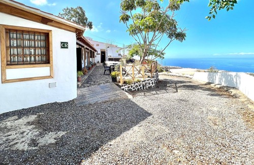 Guia de Isora Cottage | Casa vista al mar,piscina compartida,Wifi y jardin