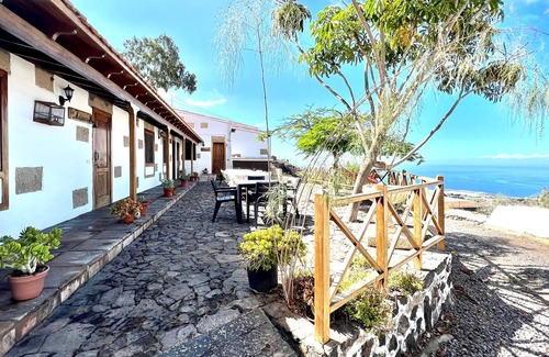 Guia de Isora Cottage | Casa vista al mar,piscina compartida,Wifi y jardin