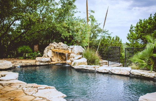 Fischer House | CASTLE STYLE HACIENDA, MILLION $$ VIEWS! 50 Private Acres, Pool+HotTub+Pets!