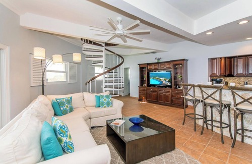 Gun Bay House | Cayman Castle: Gated Family Estate w/Infinity Pool, Private Beach, Free Kayaks
