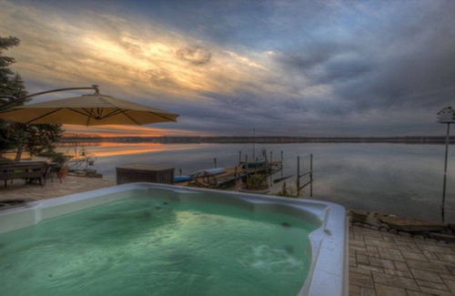 Cayuga House | Cayuga Lake Lakefront Home with Hot Tub