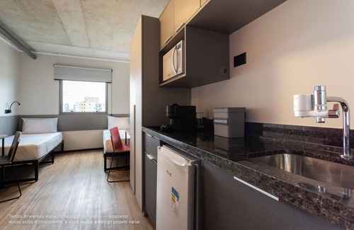 Sao Paulo Apartment | Caza Noz - Studios com ótima estrutura e área comum próximo da USP e Butantã