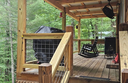 Franklin Cabin | Cedar Bear Cabin - Cozy Mountain View Couples Retreat - Paved Drive & Starlink!