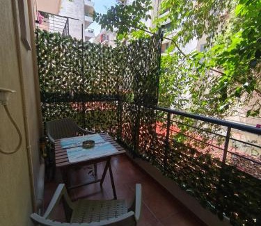 Larissa Apartment | Central Petite Hideaway with Balcony- Near Station