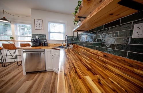 Bethel House | Centrally Located Cozy Modern Home in Bethel