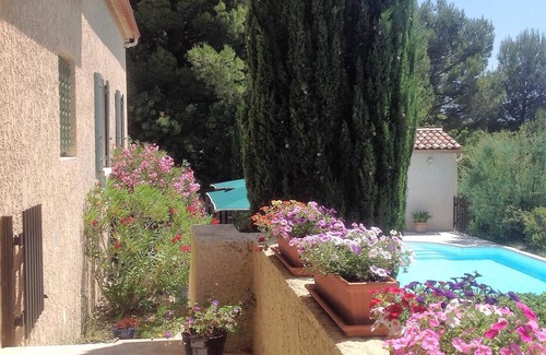 Saint-Hippolyte-le-Graveyron Villa | Charming quiet villa near Ventoux and Barroux, swimming pool, breathtaking view