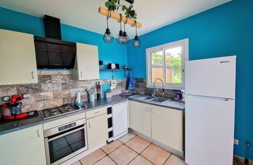 Petite-Ile House | Ch'ti Kaz Bleue - Maison avec vue mer