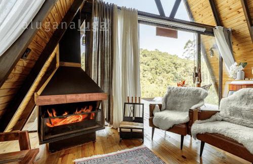 Sao Pedro de Alcantara Ski Chalet | Chalé Alcântara - Com banheira para casal