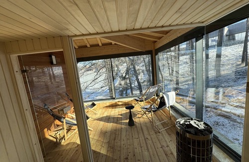 La Joue du Loup Ski Chalet | Chalet de Luxe with sauna chezpapou