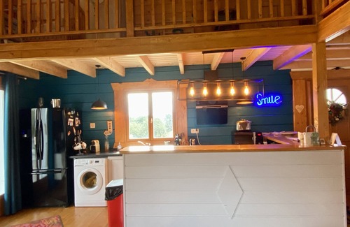 Brousses-et-Villaret Ski Chalet | Chalet du moulin: large wooden chalet with garden and covered terrace