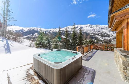 Meribel Ski Chalet | Chalet Himalaya , 10 Person Chalet with 5 ensuite bedrooms and outdoor jacuzzi in Meribel Centre