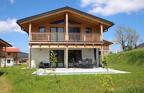 Inzell Ski Chalet | Chalet Max View mit Pool und Sauna