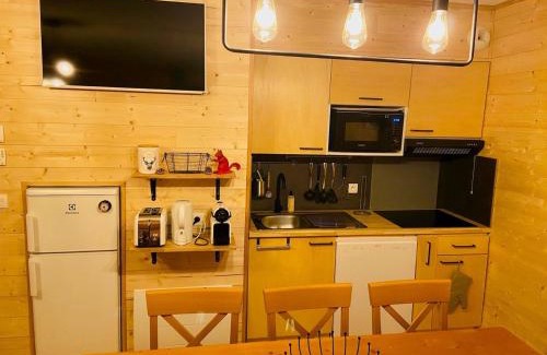 La Joue du Loup Ski Chalet | Chalet mitoyen 3 pièces, 7 pers., cuisine équipée, parking gratuit, animaux admis - FR-1-504-58