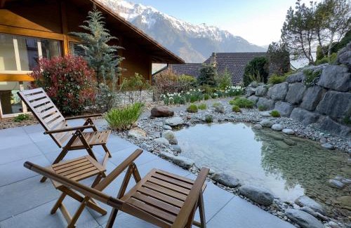 Niederried bei Interlaken Ski Chalet | Chalet Swiss Dream - Luxury Lakeview Chalet with AC near Interlaken
