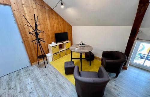 Lussac-les-Chateaux Apartment | Chambre Privée & Espaces Communs