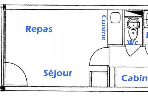 Les Saisies Apartment | Charmant studio cabine avec balcon et garage à Hauteluce - FR-1-293-139