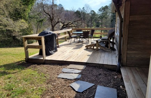 Rutherfordton Cabin | Charming 1892 Log Cabin in the Blue Ridge Mountains foothills