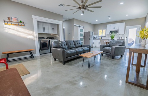 Buckeye House | Charming 2-bedroom casita, private backyard with grill, putting green,cornhole