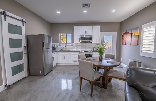 Buckeye House | Charming 2-bedroom casita, private backyard with grill, putting green,cornhole