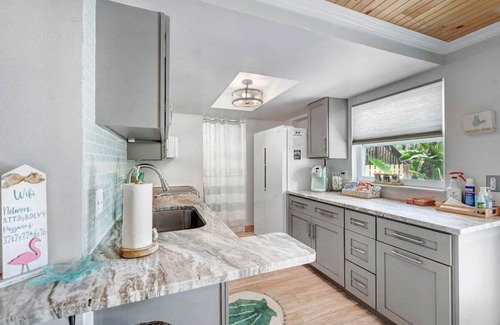 Horton Shores House | Charming Beachside Getaway: Private Courtyard, Walk to Beach & Flagler Ave, Pet-Friendly