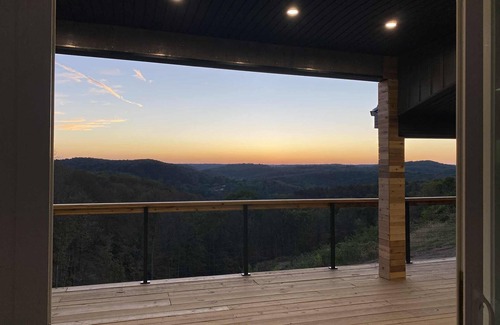 Weirton House | Charming Brand New Modern Townhome with Breathtaking WV Mountain Views!