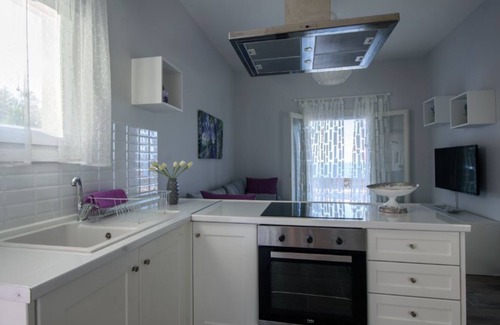 Apraos Apartment | Charming bright apartment near the sea, private terrace!