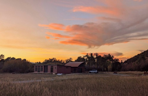 Victor Apartment | Charming creekside studio for nature lovers in Victor, ID near Jackson Hole, WY
