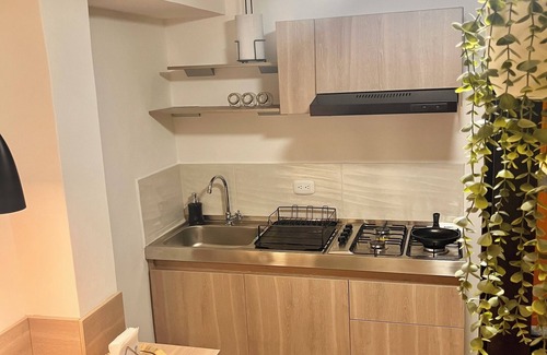 Riomar Apartment | Charming deluxe studio with WiFi, AC, Kitchen, and Workstation in Barranquilla