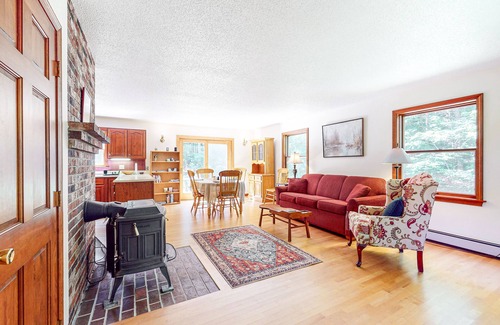Rockport House | Charming, dog-friendly home with lovely yard & firepit - near Rockport/Camden