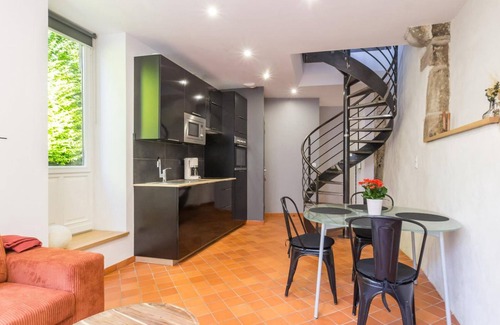 Avranches Apartment | Charming Duplex with Terrace in Avranches Historic Center