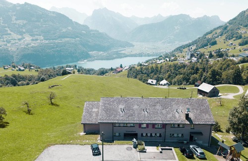 Amden Apartment | Charming Family Apartment with Mountain View in Amden, Switzerland