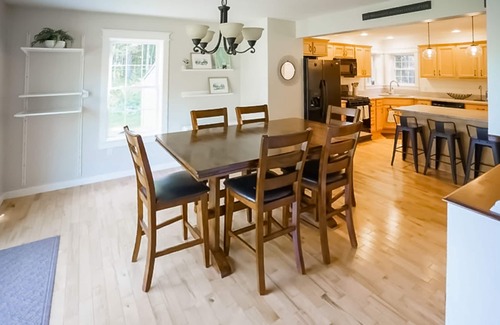 West Poland House | Charming family-friendly home near the Lake, deck, and backyard playground