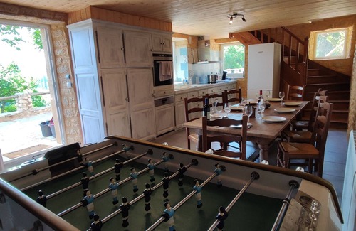 Saint-Cybranet House | Charming house 6/8 persons near Castelnaud, heated above-ground pool