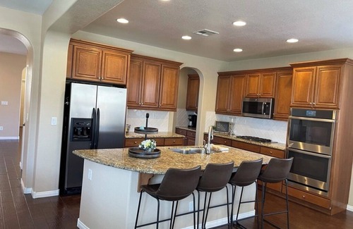 North Las Vegas House | Charming house with saltwater pool and hot tub
